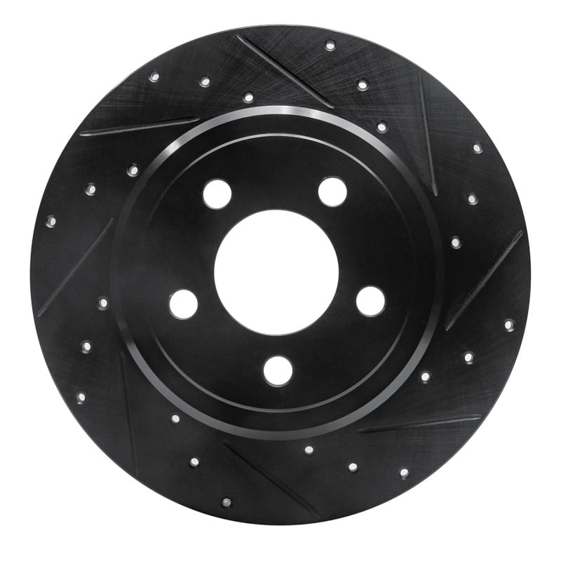 R1 Concepts — R1 05-23 Chrysler 300 Rear Right Drilled & Slotted Black Brake Rotor
R1 Brake Rotor Drill