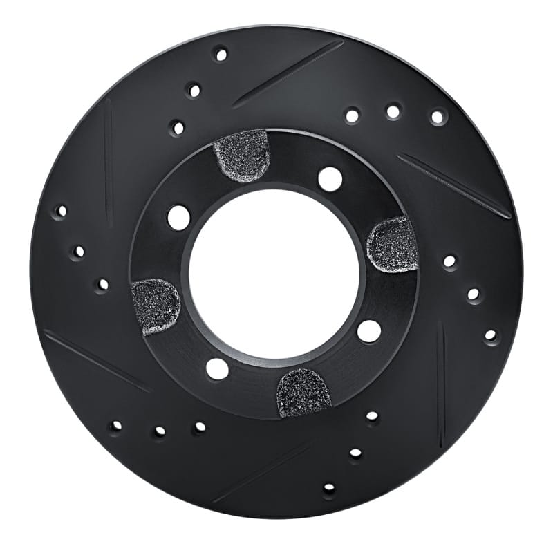 R1 Concepts — R1 82-86 Nissan STANZA Front Left Drilled & Slotted Black Brake Rotor
R1 Brake Rotor Drill