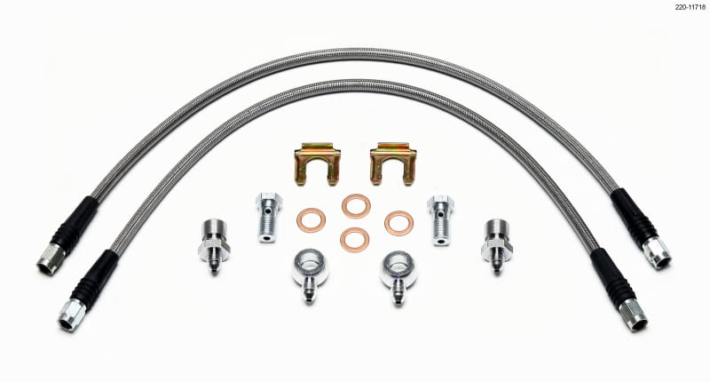 Wilwood — Wilwood Flexline Kit D52 Caliper 20in w/ Banjo 7/16-20
FLEXLINE KIT