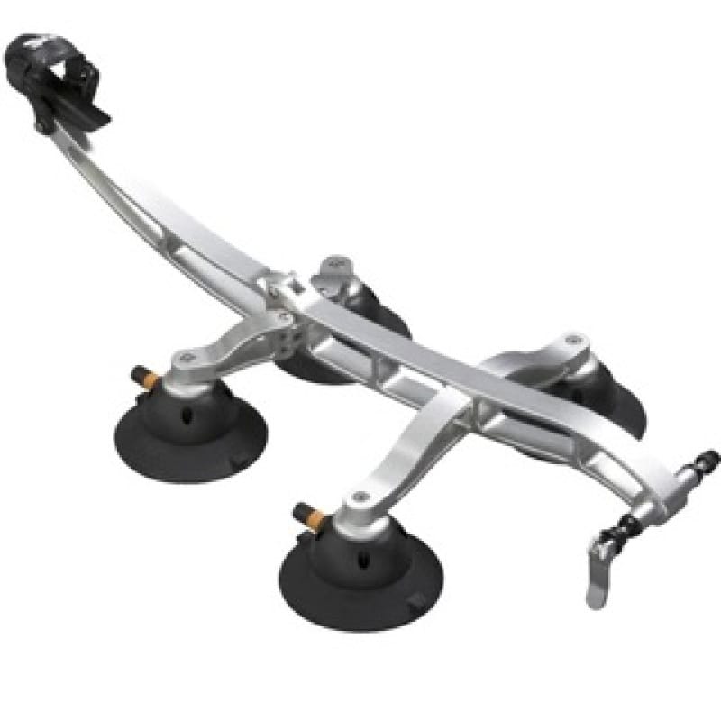 SeaSucker — SeaSucker Komodo 1 Bike Rack (Convertibles & Cars w/Limited Space) - Silver
