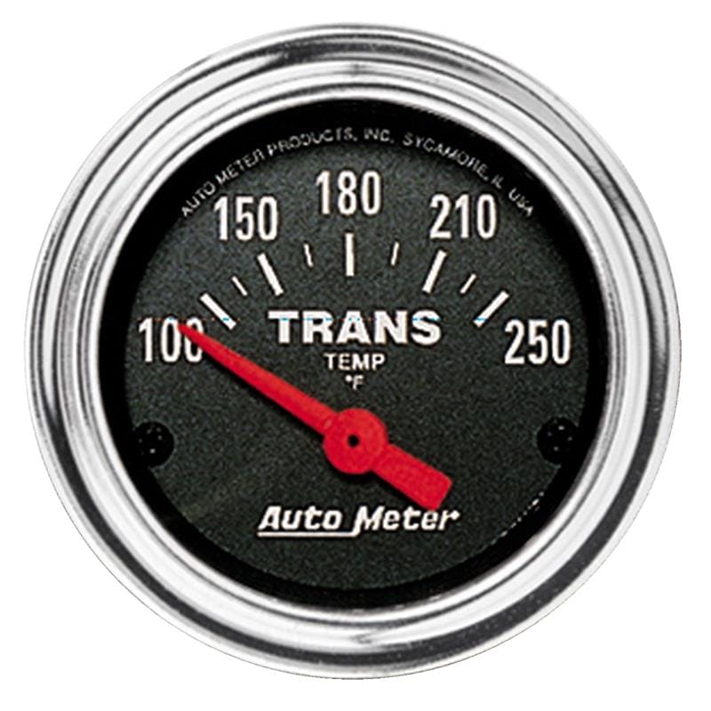 AutoMeter — Autometer Traditional Chrome 2-1/16in 100-250 Degree F Electric Transmission Temperature Gauge
2" TRANS TEMP, 100-2