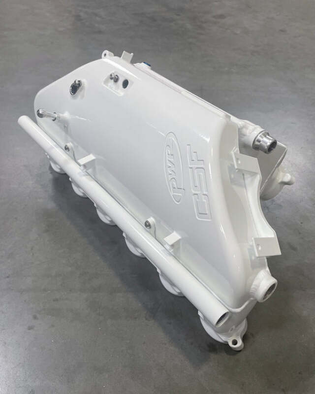 CSF — CSF BMW M2/M3/M4 S58 (G8X) Charge-Air Cooler Manifold - Alpine White