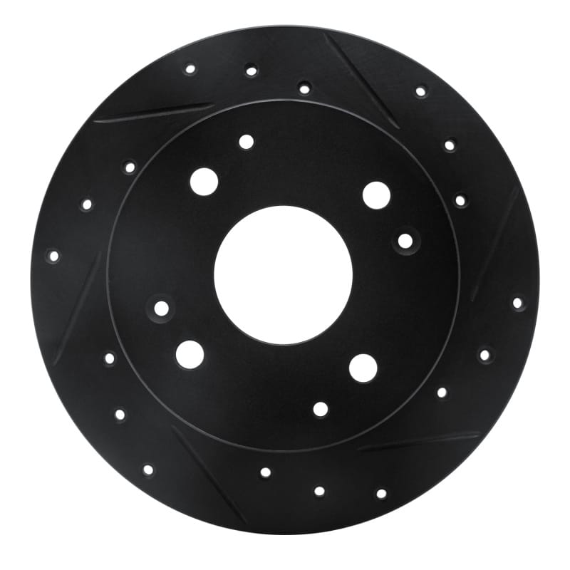 R1 Concepts — R1 95-98 Acura TL Rear Right Drilled & Slotted Black Brake Rotor
R1 Brake Rotor Drill