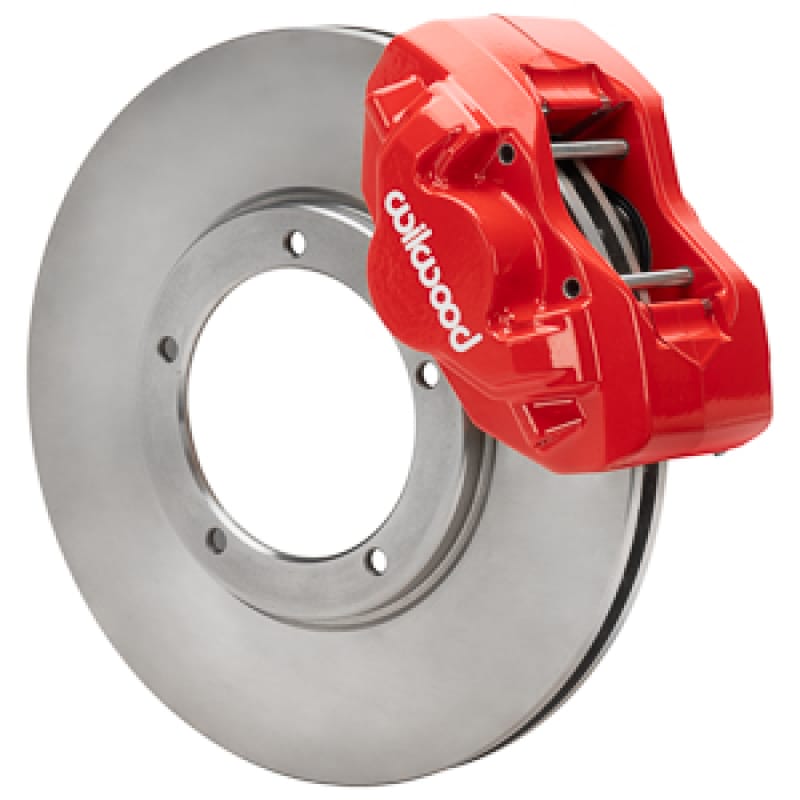 Wilwood — Wilwood 75-83 Porsche 911 D45 11.10in. Front Brake Kit w/ Flex Lines - Red