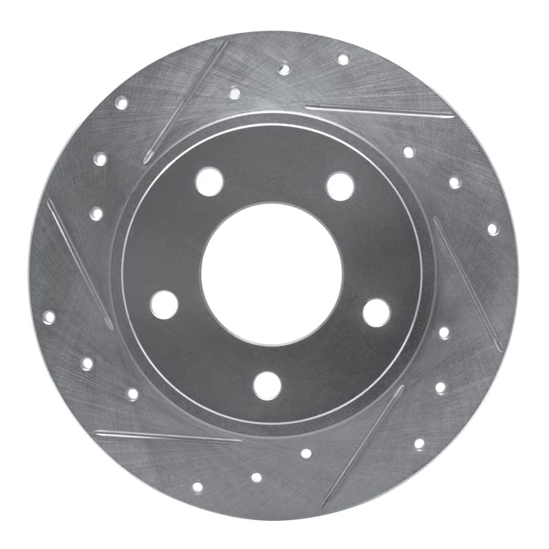 R1 Concepts — R1 93-03 Ford Probe Rear Left Drilled & Slotted Silver Brake Rotor
R1 Brake Rotor Drill