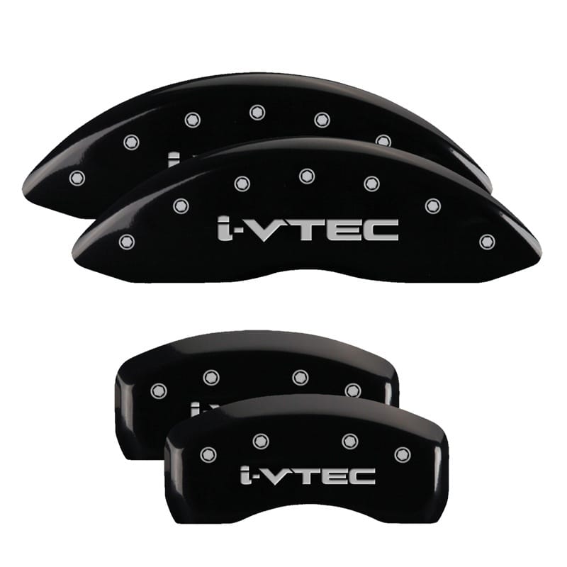 MGP — MGP 4 Caliper Covers Engraved Front & Rear i-Vtec Black finish silver ch
Caliper Covers