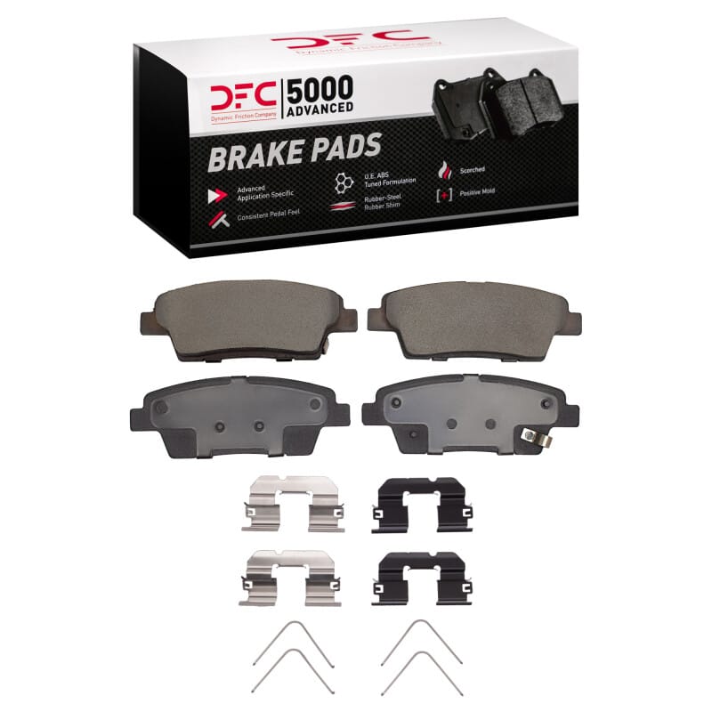 DFC — DFC 18-20 Genesis G80 Rear 5000 Advanced Ceramic Brake Pads and Hardware Kit
DFC Brake Pad Set