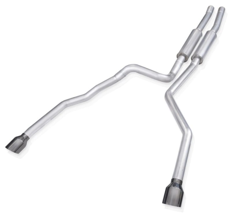 Stainless Works — Stainless Works 2021 Ram TRX 6.2L Legend Catback w/ Black Chrome Tips