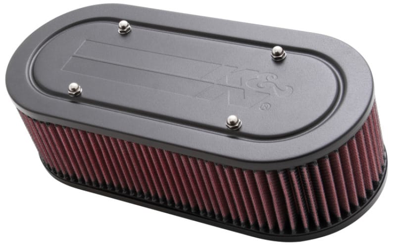 K&N Engineering — K&N Custom Oval Racing Assembly Red 11.96in Inside Length / 5.22in Inside Width / 3.25in Filter H
Custom Racing Assemb
Custom Assy