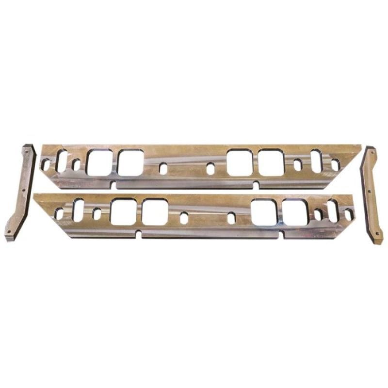 Moroso — Moroso GM BBC Oval Port Intake Manifold Spacers - Machined Aluminum