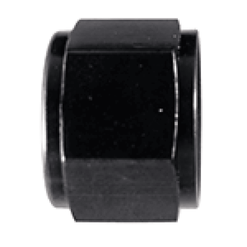 Fragola — Fragola -8AN Aluminum Flare Cap - Black