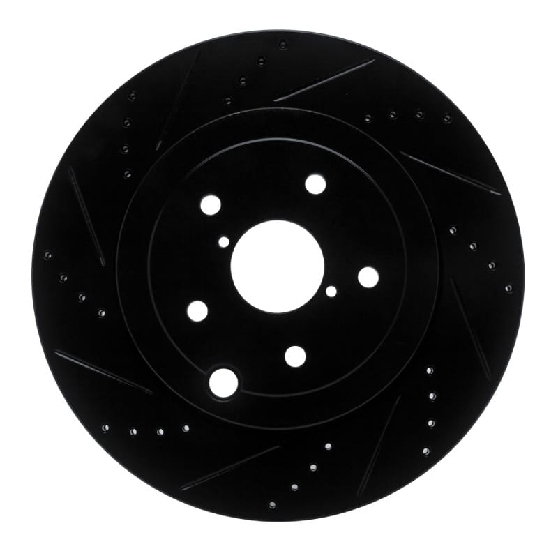 R1 Concepts — R1 18-25 Subaru WRX Rear Left Drilled & Slotted Black Brake Rotor
R1 Brake Rotor Drill
