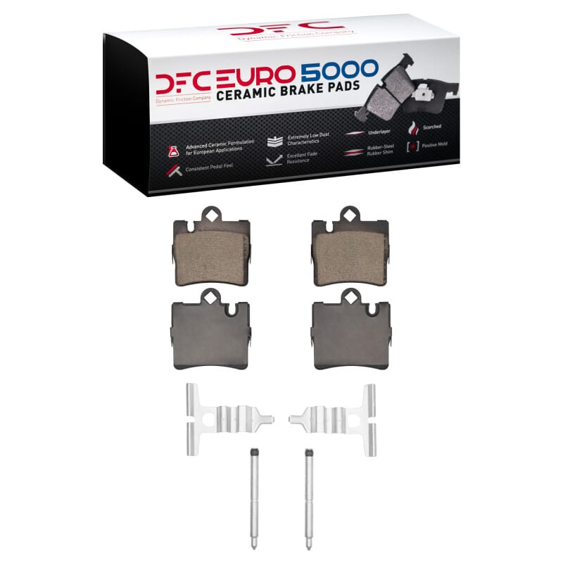 DFC — DFC 00-03 Mercedes-Benz S500 Rear Euro 5000 Ceramic Brake Pads and Hardware Kit
DFC EURO Pads + HW