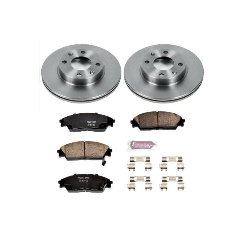 PowerStop — Power Stop 90-91 Honda Civic Front Autospecialty Brake Kit