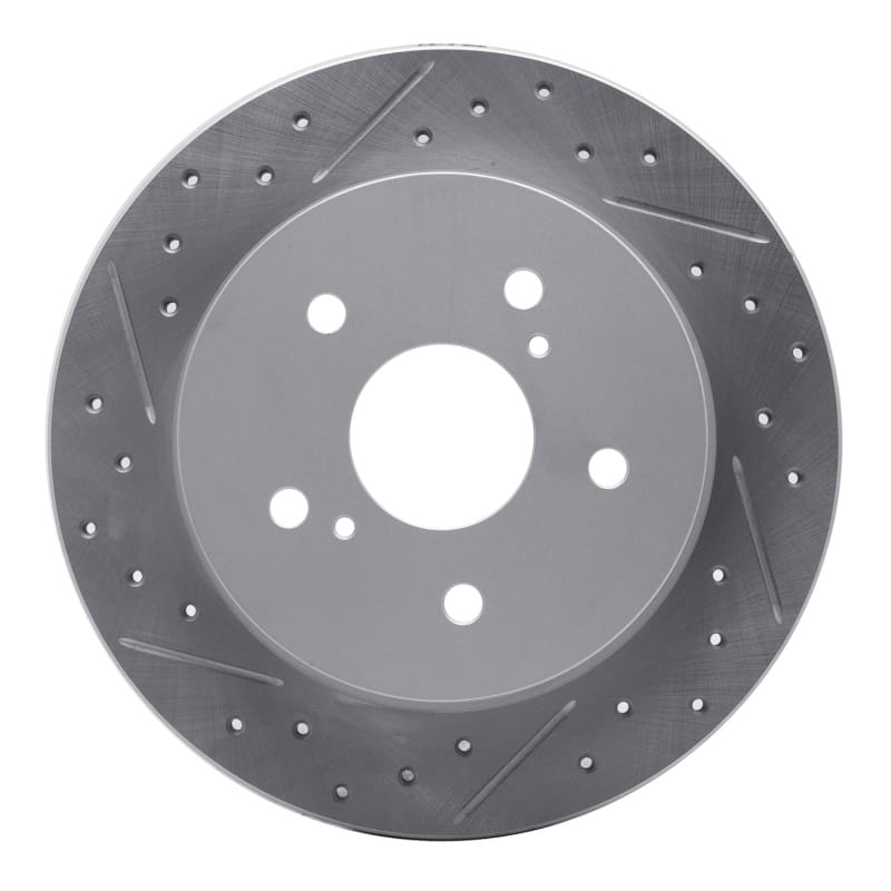R1 Concepts — R1 10-13 Suzuki Kizashi Rear Left Drilled & Slotted Geo-Carbon Rotor