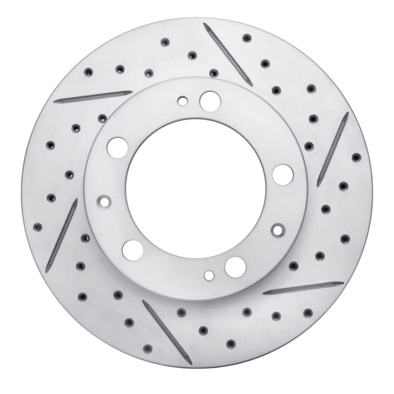 R1 Concepts — R1 87-89 Porsche 944 Excl Turbo Front Right Drilled & Slotted Geo-Carbon Rotor