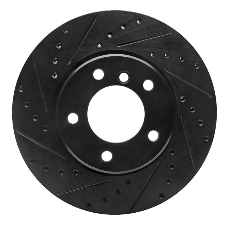 R1 Concepts — R1 04-10 BMW 525i (Mexico) Front Left Drilled & Slotted Black Brake Rotor
R1 Brake Rotor Drill