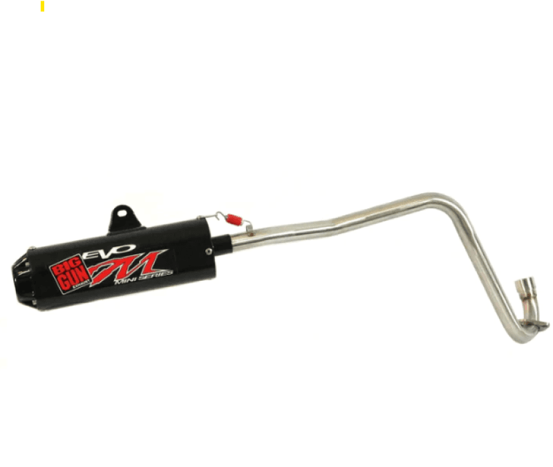 Big Gun — Big Gun 08-23 Kawasaki KFX 90 Evo M Series Black Out Full System Exhaust