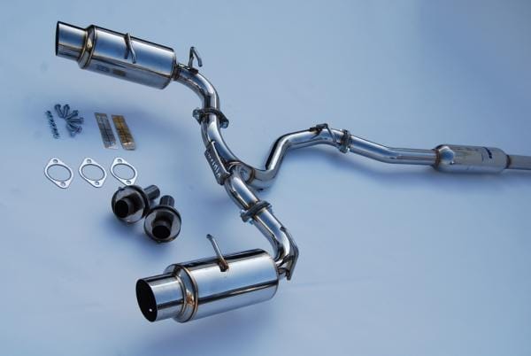 Invidia — Invidia 12 Scion FRS/BRZ 60mm N1 Polish Tip Cat- Back Exhaust