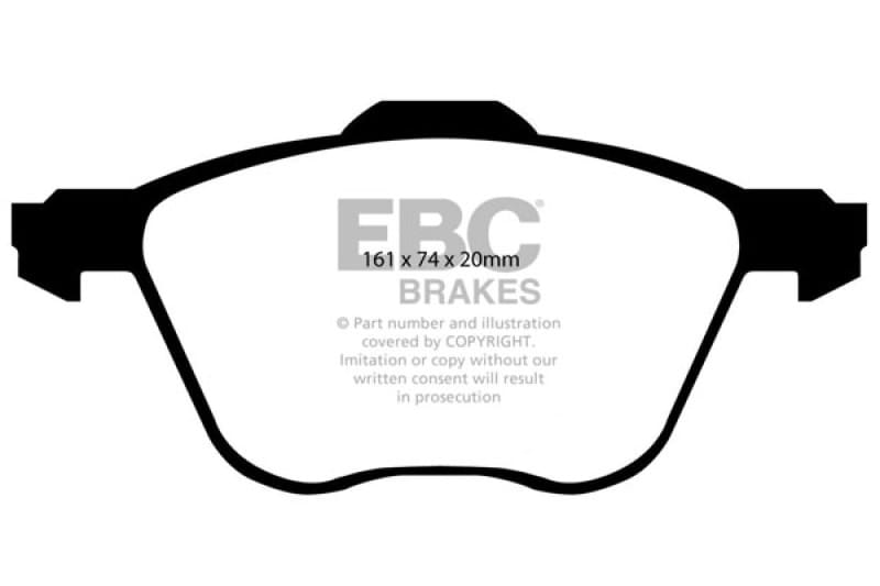 EBC — EBC 01 Volkswagen Eurovan 2.8 (313mm) Greenstuff Front Brake Pads
Disc Brake Pad