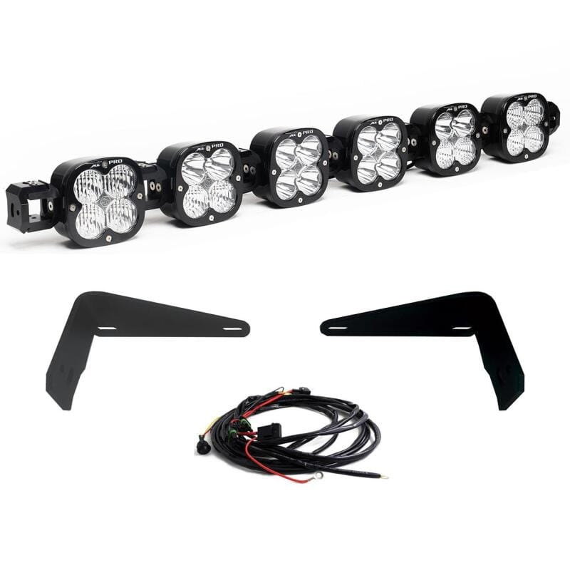 Baja Designs — Baja Designs 2021+ Ford Bronco Steel Bumper 6 XL PRO Linkable Kit