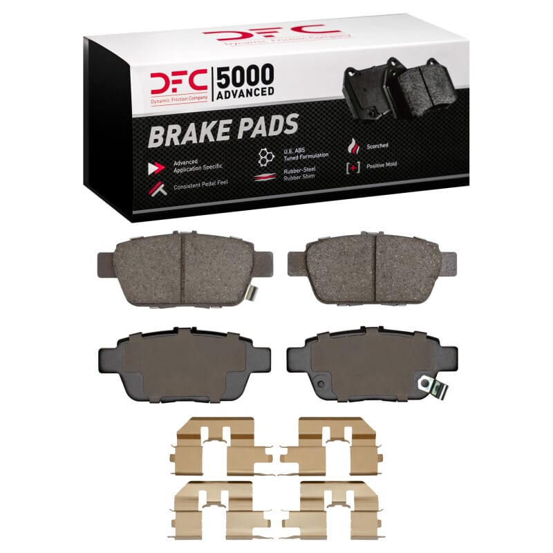DFC — DFC 06-14 Acura TL Rear 5000 Advanced Ceramic Brake Pads and Hardware Kit
DFC Brake Pad Set