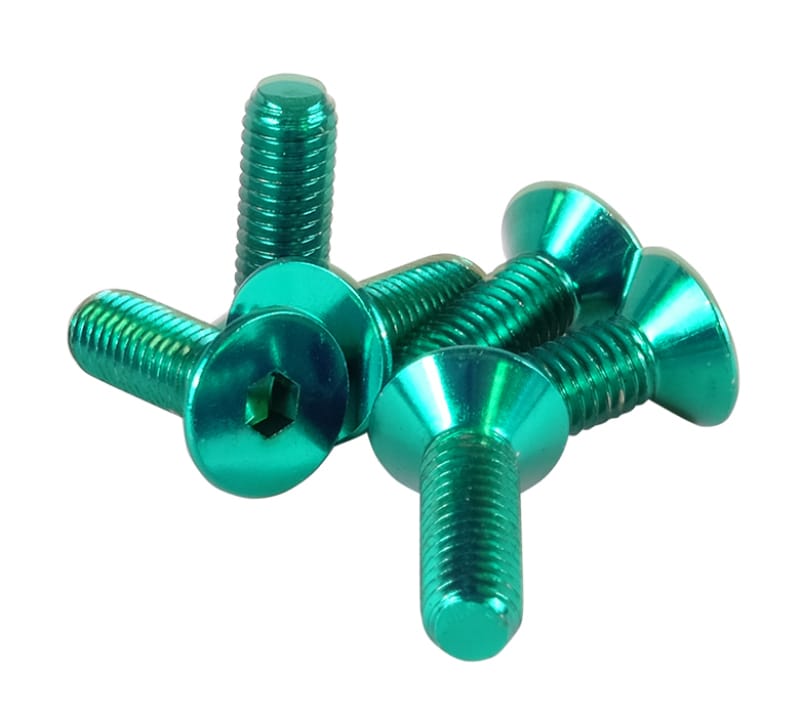 NRG — NRG Steering Wheel Screw Upgrade Kit (Conical) - Green