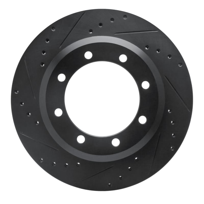 R1 Concepts — R1 05-12 Ford F-350 Super Duty 4WD Rear Left Drilled & Slotted Black Brake Rotor
R1 Brake Rotor Drill
