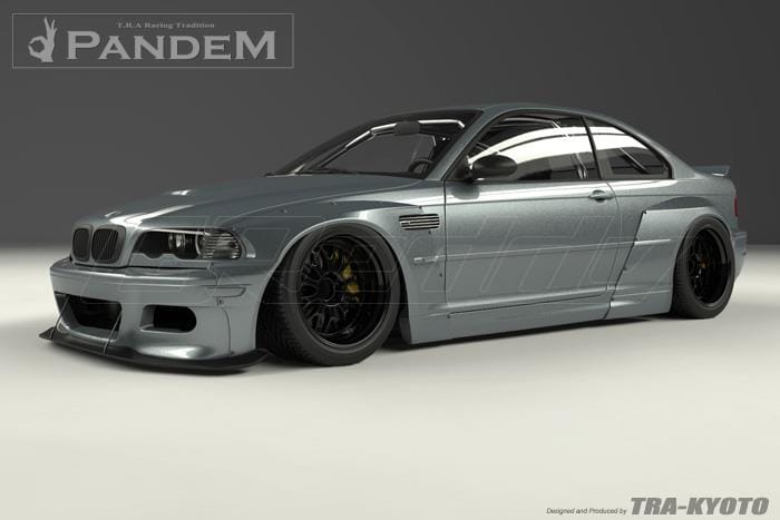 GReddy — GReddy 99-06 BMW E46 Coupe Pandem Wide Body Rear Fenders (SPECIAL ORDER)