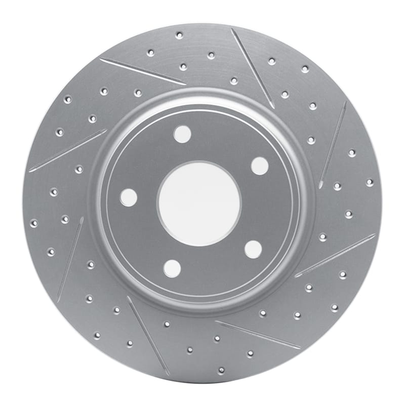 R1 Concepts — R1 12-20 Chrysler Town & Country Rear Right Drilled & Slotted Geo-Carbon Rotor