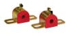 Prothane — Prothane Universal 90 Deg Greasable Sway Bar Bushings - 9/16in - Type B Bracket - Red
SWAY BAR BUSHINGS