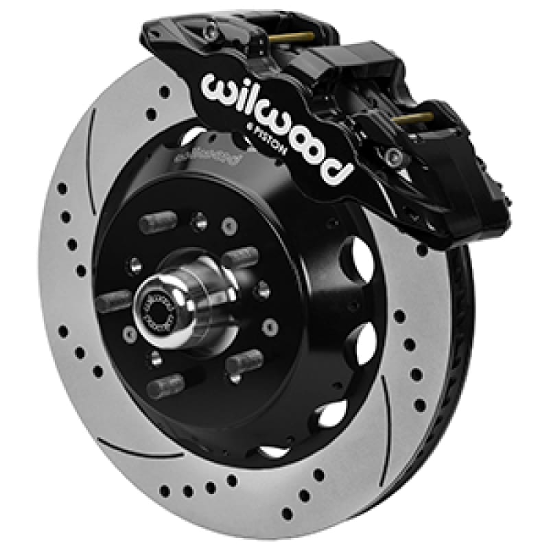 Wilwood — Wilwood 65-68 Chevrolet Impala W/ Drum Spindle Aerolite 6R 14 in Vented GT Rotor Drilled
