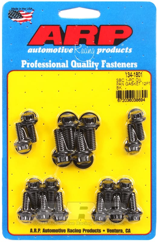 ARP — ARP SB Chevy 1-pc Oil Pan Gasket 12pt Bolt Kit