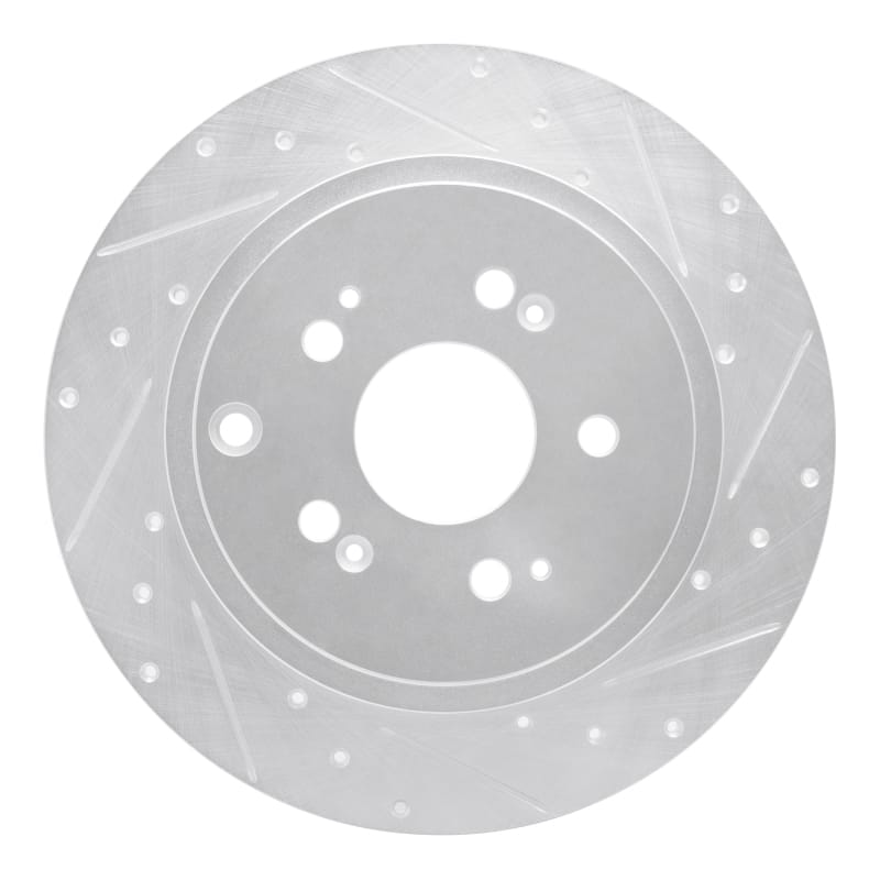 R1 Concepts — R1 06-14 Honda Ridgeline Rear Right Drilled & Slotted Silver Brake Rotor
R1 Brake Rotor Drill