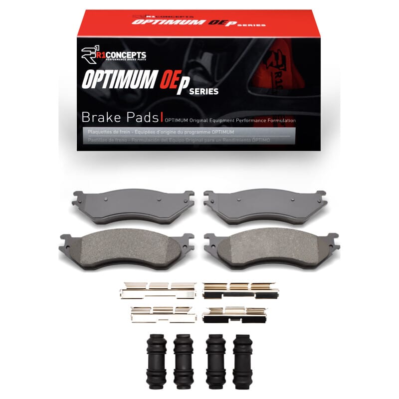 R1 Concepts — R1 03-03 Dodge Ram 1500 Van Front Optimum OE Pads & Hardware Kit
R1 Optimum Oe Pads a
