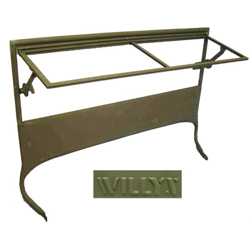OMIX — Omix Windshield Frame Willys Script 46-49 Willys CJ2A