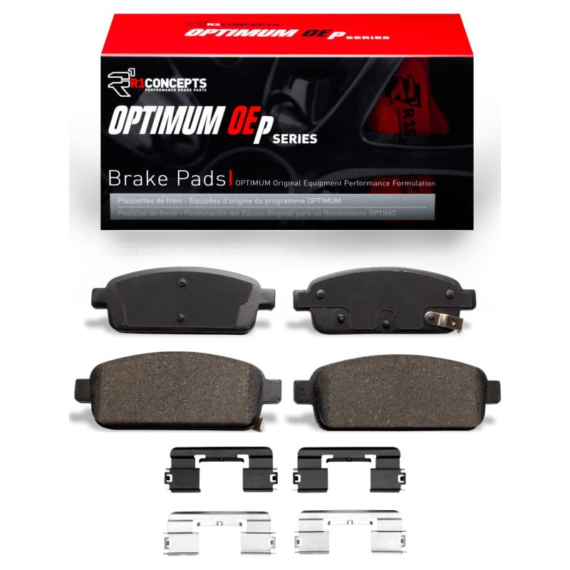 R1 Concepts — R1 16-16 Cadillac ELR Rear Optimum OE Pads & Hardware Kit
R1 Optimum Oe Pads a
