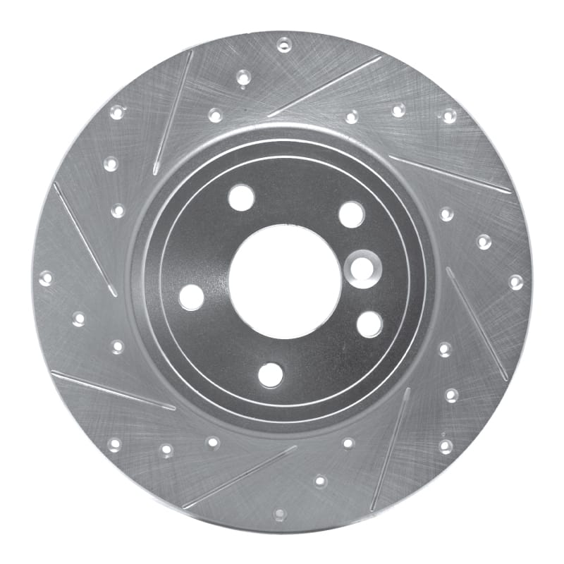 R1 Concepts — R1 17-19 Jaguar XE Rear Left Drilled & Slotted Silver Brake Rotor
R1 Brake Rotor Drill
