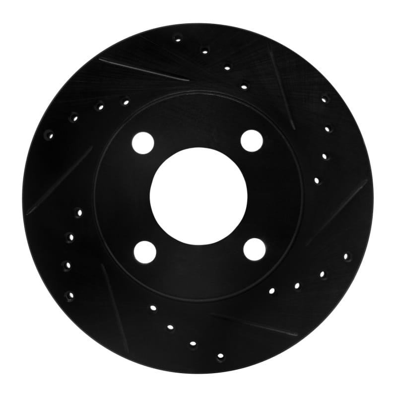 R1 Concepts — R1 90-91 Audi 90 Quattro Front Right Drilled & Slotted Black Brake Rotor
R1 Brake Rotor Drill