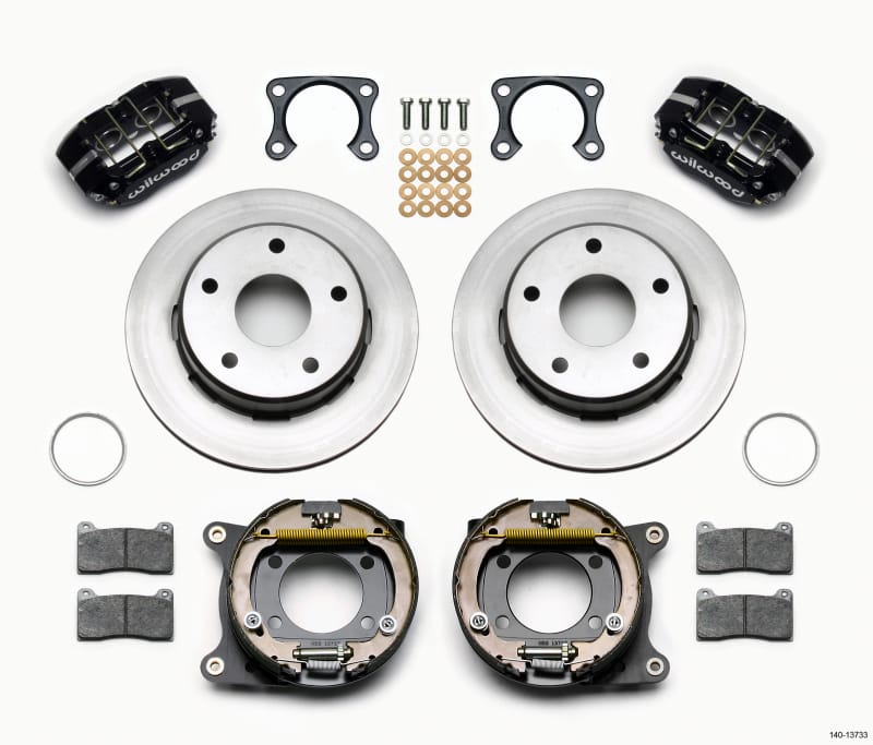 Wilwood — Wilwood Dynapro Lug Mount P/S Park Brake Kit Big Ford 2.00in Off Bronco 5 x 5.50
BRAKE KIT