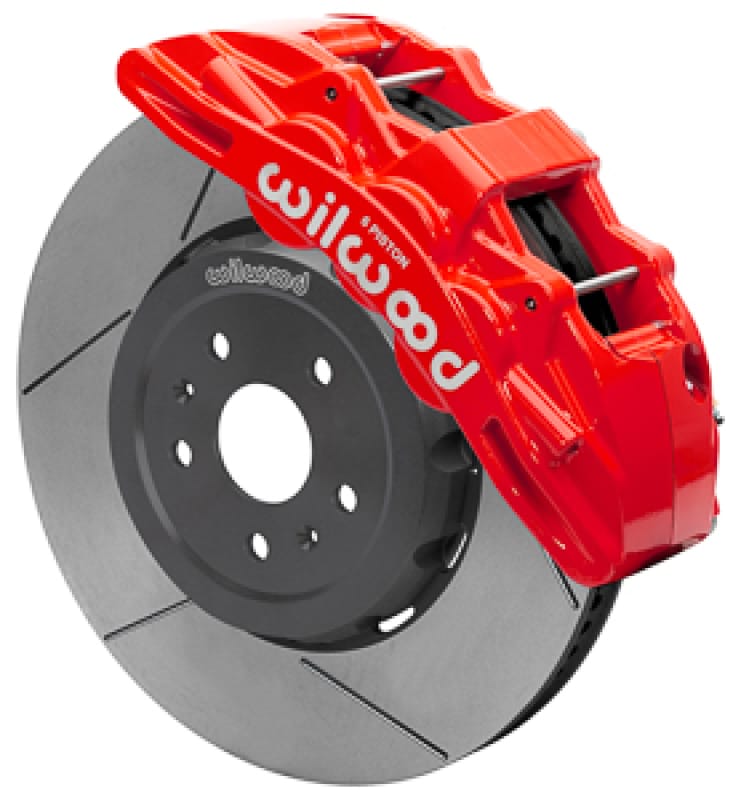 Wilwood — Wilwood SX6R Big Brake Dynamic Front Brake Kit 15in Slotted Red 2020+ Chevy C8 Corvette