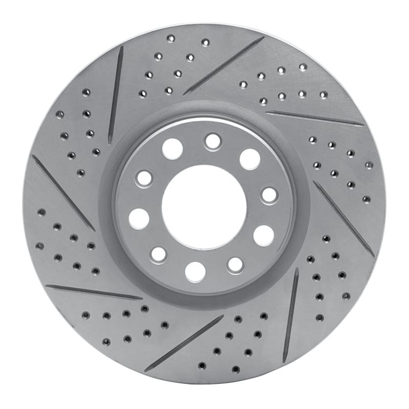 R1 Concepts — R1 13-23 Chrysler 200 Front Left Drilled & Slotted Geo-Carbon Rotor