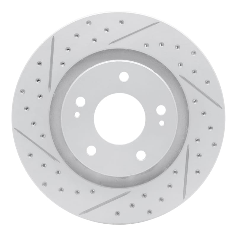 R1 Concepts — R1 05-22 Mitsubishi Outlander Phev Front Left Drilled & Slotted Geo-Carbon Rotor