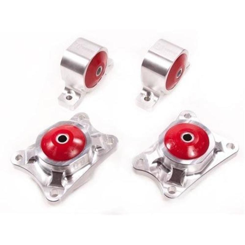 Innovative Mounts — Innovative 00-09 Honda S2000 F-Series Silver Aluminum Mounts 75A Bushings Billet Rear Diff Mounts