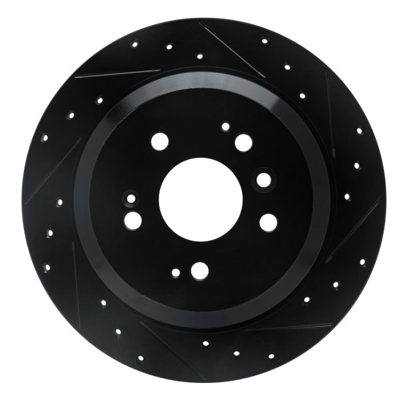 R1 Concepts — R1 16-25 Honda Ridgeline Rear Right Drilled & Slotted Black Brake Rotor
R1 Brake Rotor Drill