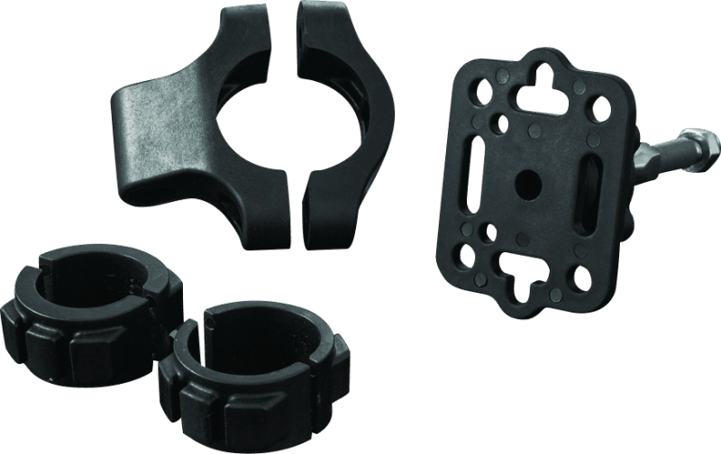 Kuryakyn — Tech-Connnect Standard Handlebar Accessory Mount Black
