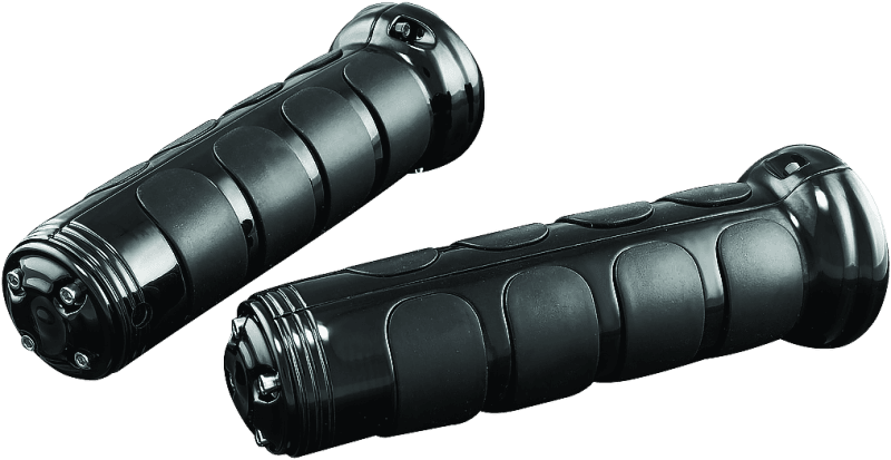 Kuryakyn — Kuryakyn ISO-Grips With OEM Heated Grip 06-20 Honda GL1800 Black