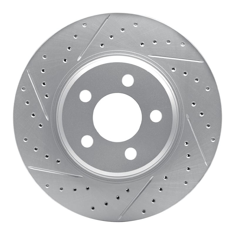 R1 Concepts — R1 13-20 Mercedes-Benz Sl450 Rear Left Drilled & Slotted Geo-Carbon Rotor