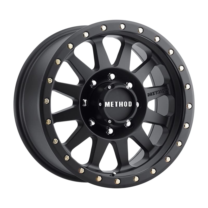 Method Wheels — Method MR304 Double Standard 17x8.5 0mm Offset 8x6.5 130.81mm CB Matte Black Wheel