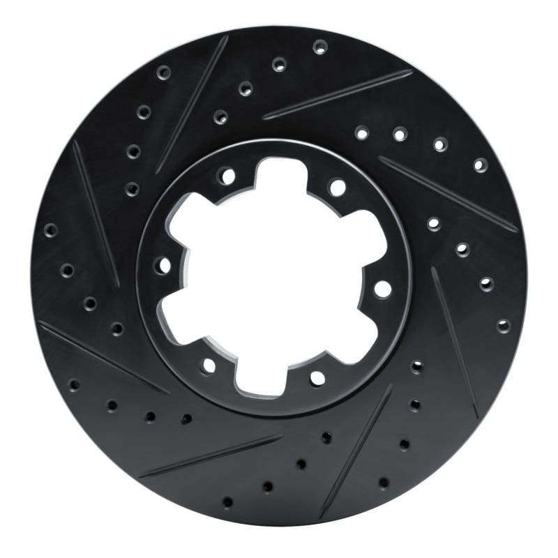 R1 Concepts — R1 96-04 Infiniti QX4 Front Left Drilled & Slotted Black Brake Rotor
R1 Brake Rotor Drill